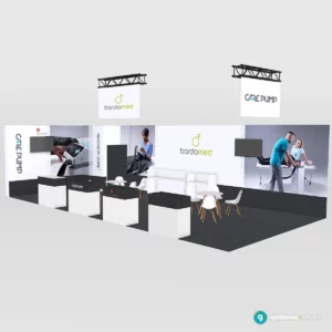 projekt stoiska targowego BardoMed