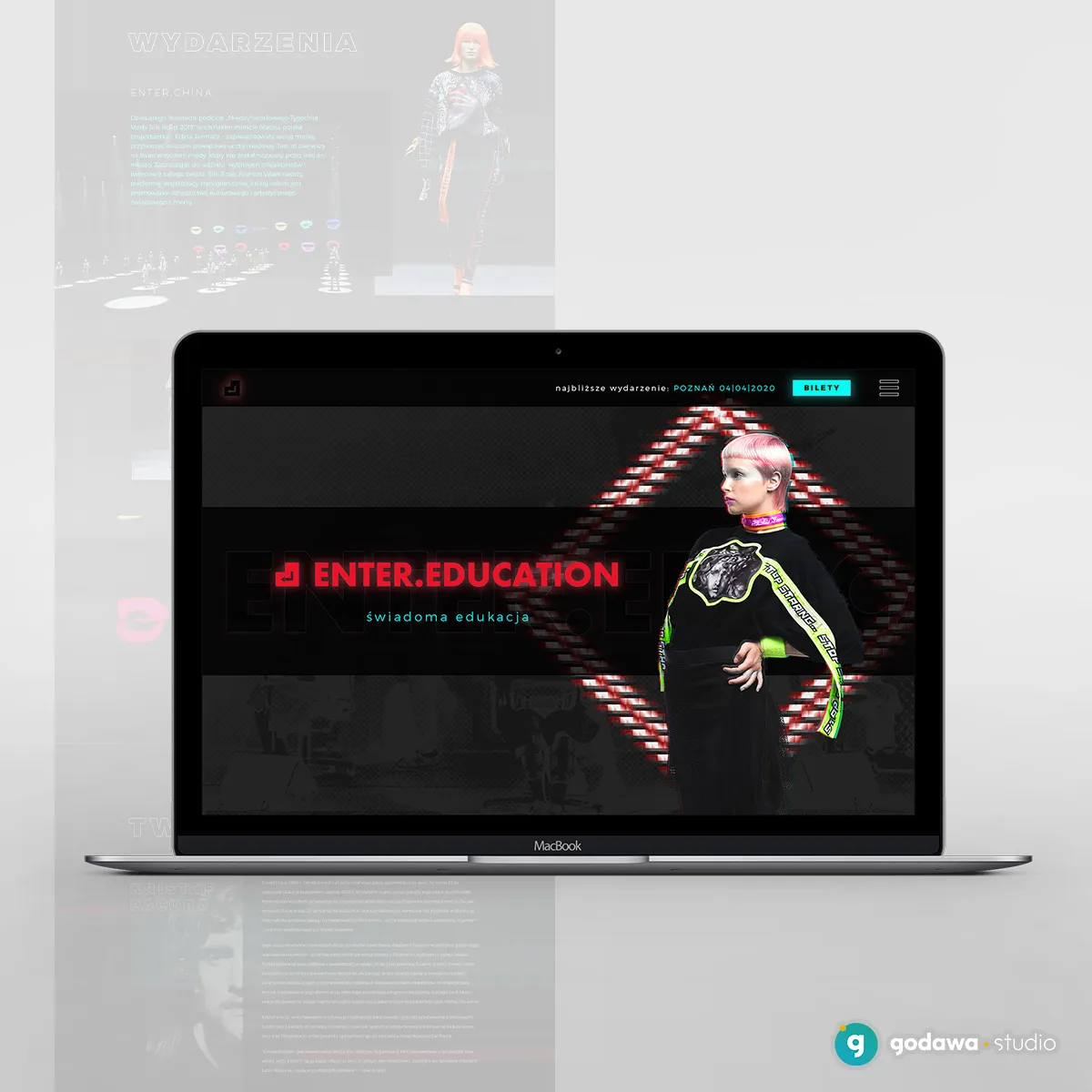 strona internetowa pokazów fryzjerskich Enter.Education