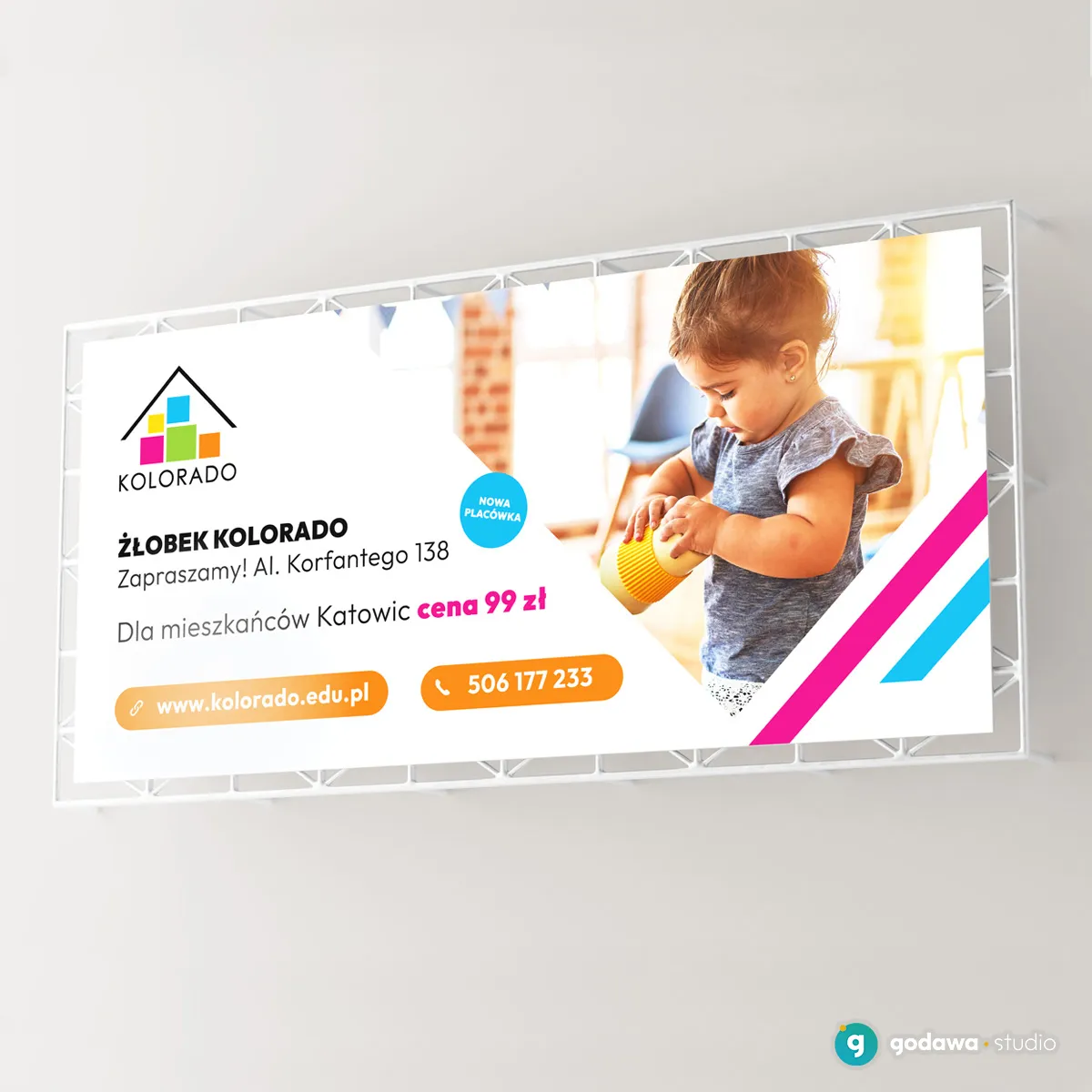 billboard żłobka Kolorado