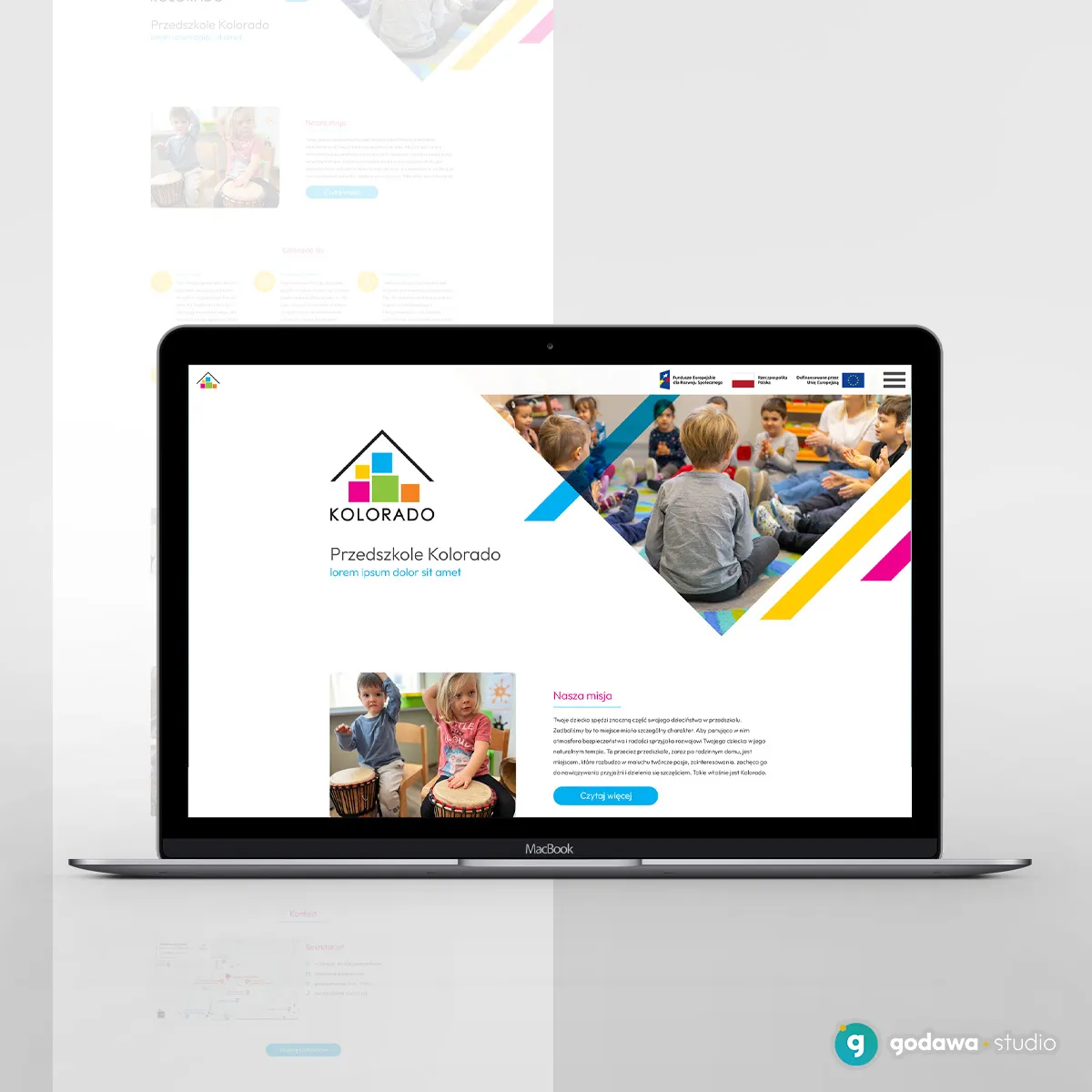 strona internetowa przedszkola Kolorado