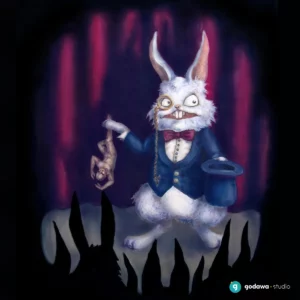 ilustracja na okładkę - olej na płótnie