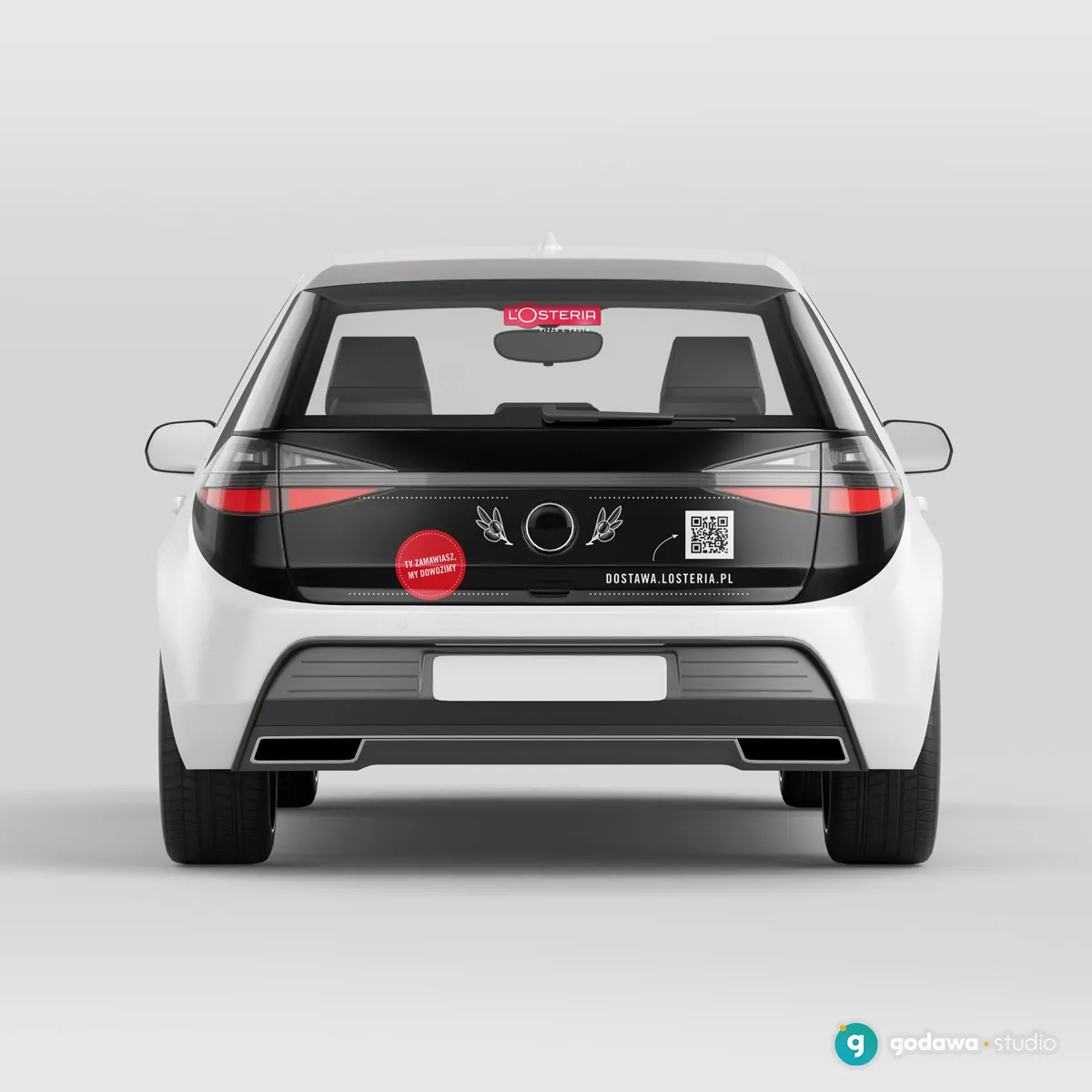 obrandowanie samochodu L'Osteria