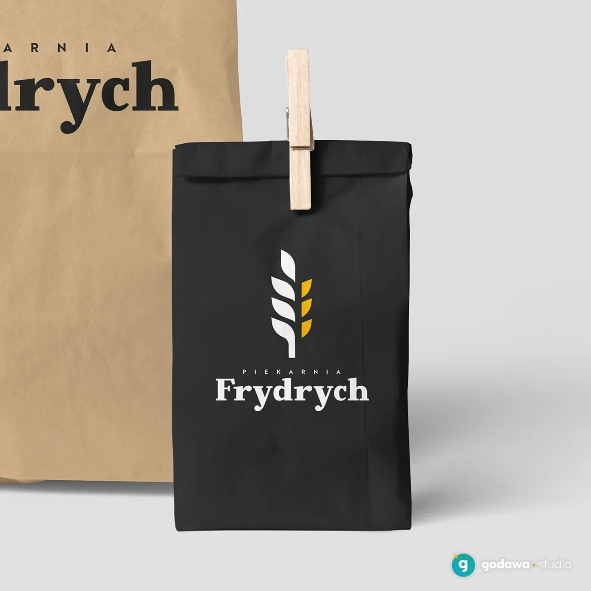 Piekarnia Frydrych - projekt torebek papierowych