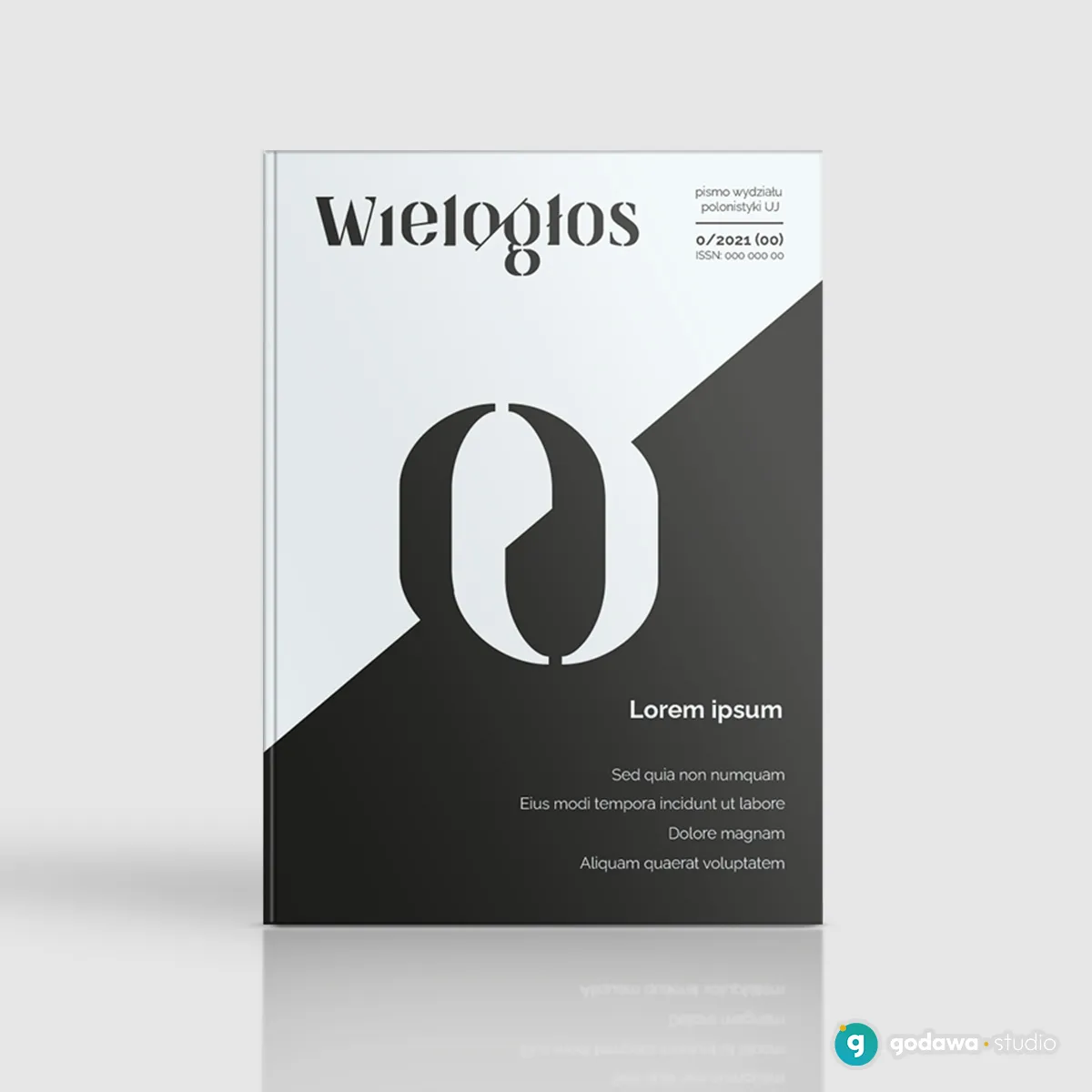 logo i wzór okładki czasopisma Wielogłos